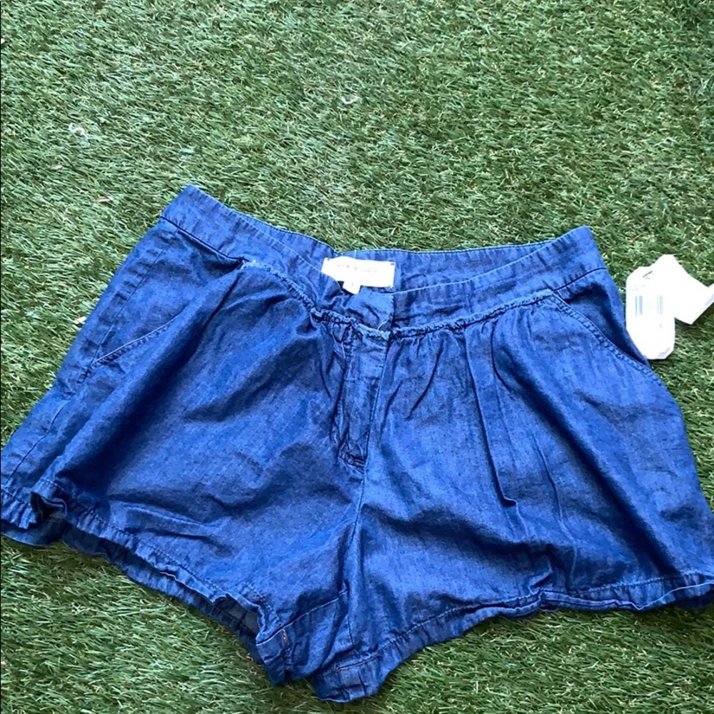 Linen Jean shorts